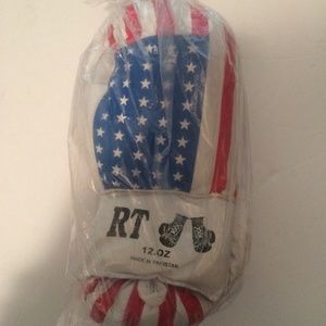 U.S.A. Flag Boxing Gloves 12 oz Last Punch